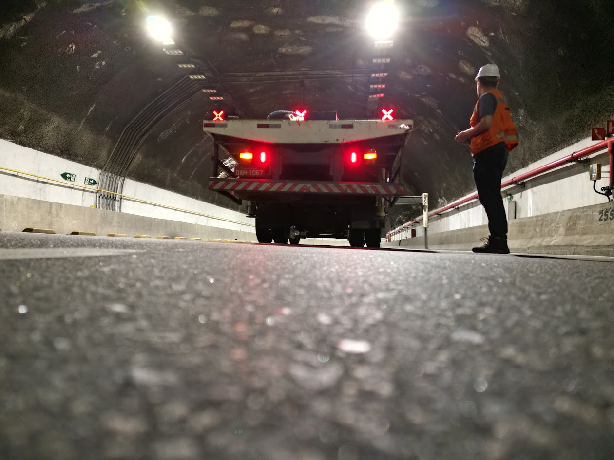 Inspeção de patologias em túnel em operação